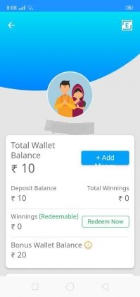 You will get Rs.20 Bonus Cash for the use of Jeet11, a 100% Bonus that can be used for any league.