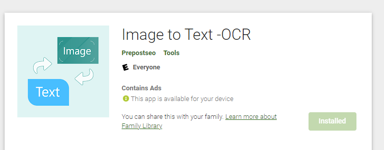 Image to Text – OCR