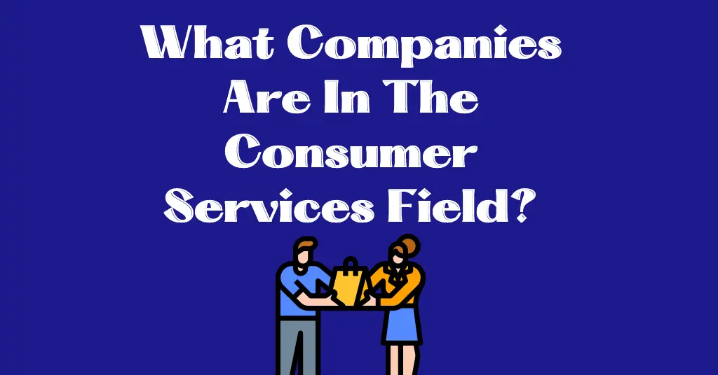 What Companies Are In The Consumer Services Field?
